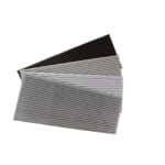 Rejilla de aluminio arquitectónico Amana, acabado esmaltado al horno